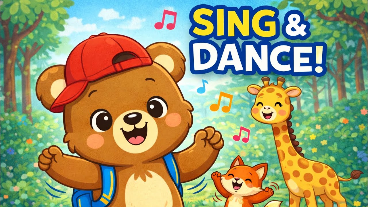 Sing and Dance with Kimo the Bear 🐻🎶 | Kids Song