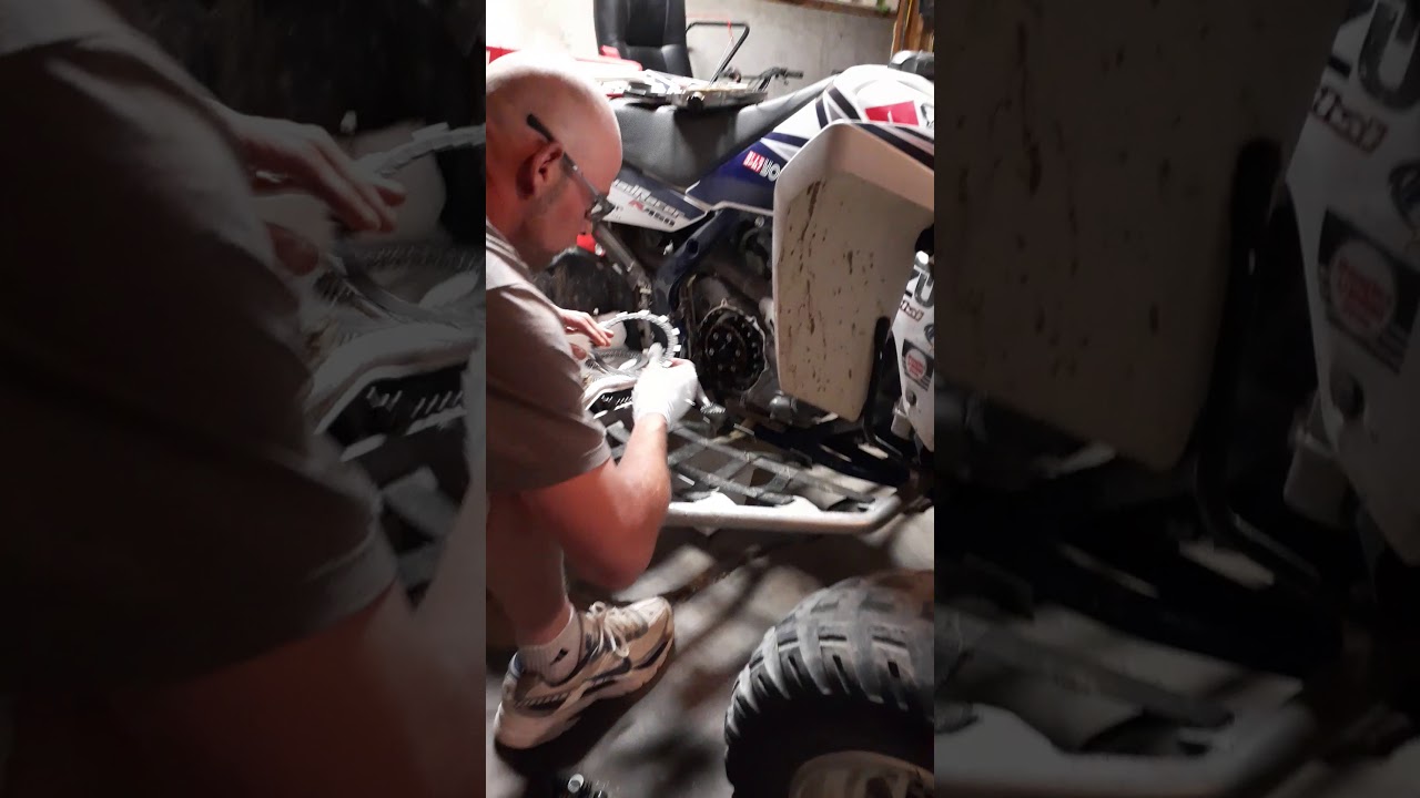 changing clutch Plates and springs ltr450