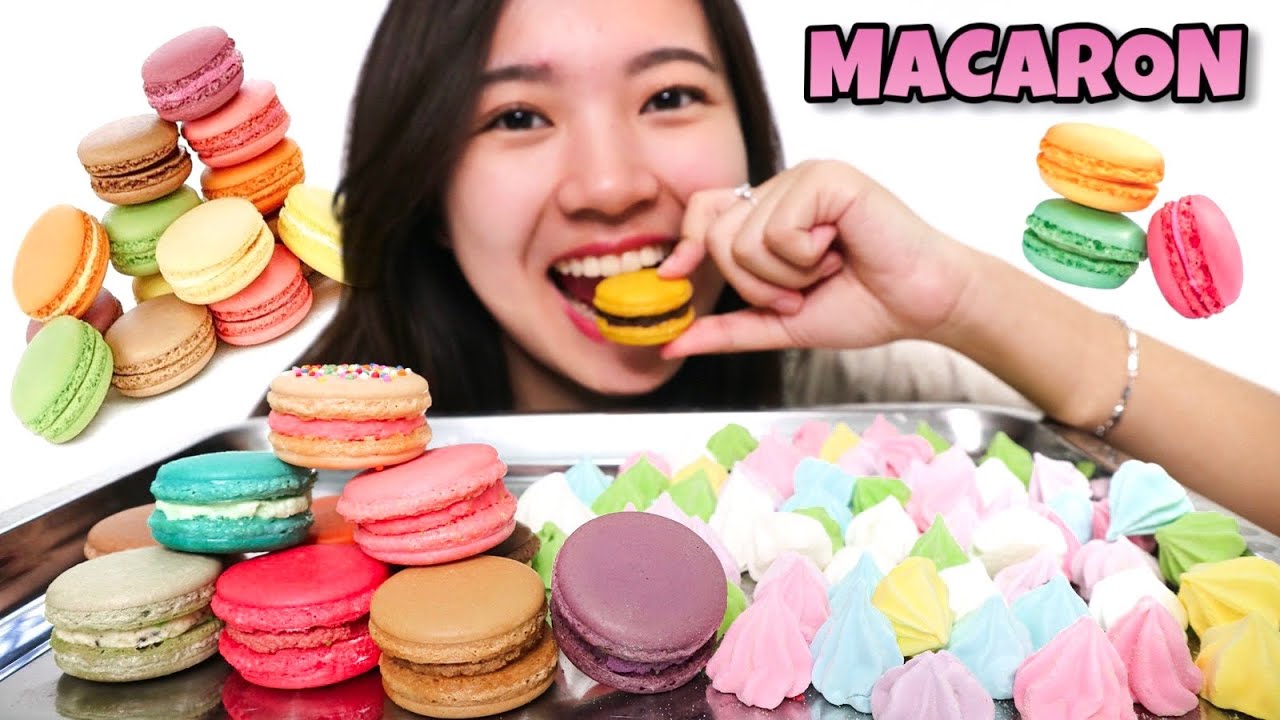 MUKBANG MACARON || WARNA WARNI SEPERTI PELANGI