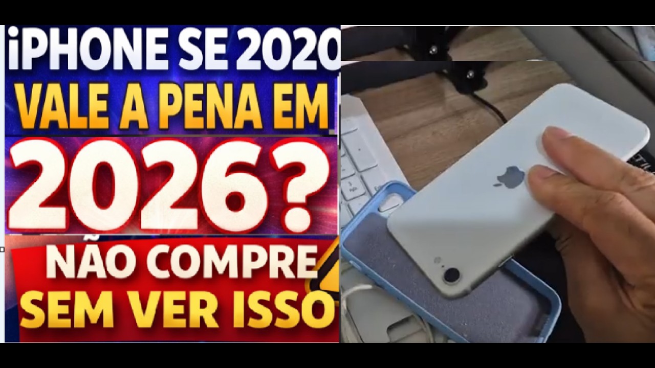 IPHONE SE 2020 VALE A PENA EM 2026?  NÃO COMPRE SEM VER ISSO¹