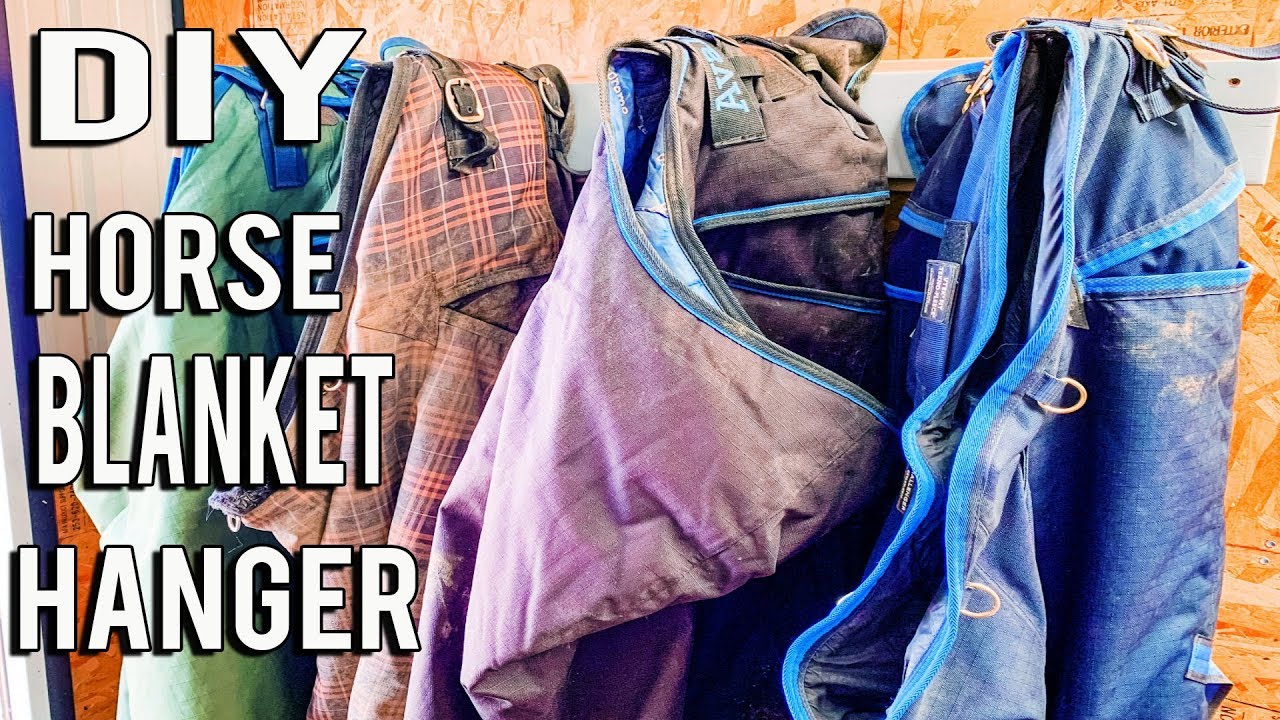 How To DIY A Horse Blanket Hanger | Budget Equestrian DIY