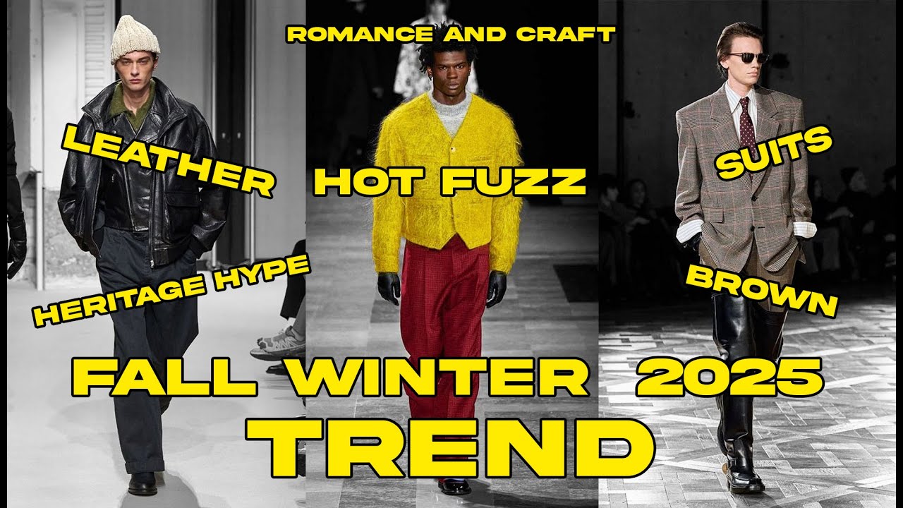 Fall/Winter 2025/2026 Men's Fashion Trend that you can wear NOW!