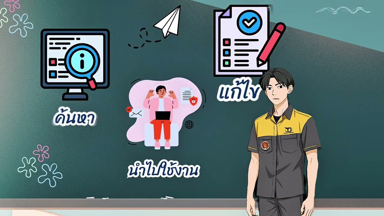 แอนิเมชัน 2 มิติ แนะนำแผนกเทคโนโลยีสารสนเทศ วิทยาลัยเทคนิคสระแก้ว