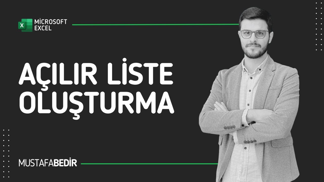 Veri Girişini Kolaylaştırın: Excel'de Açılır Liste Oluşturma