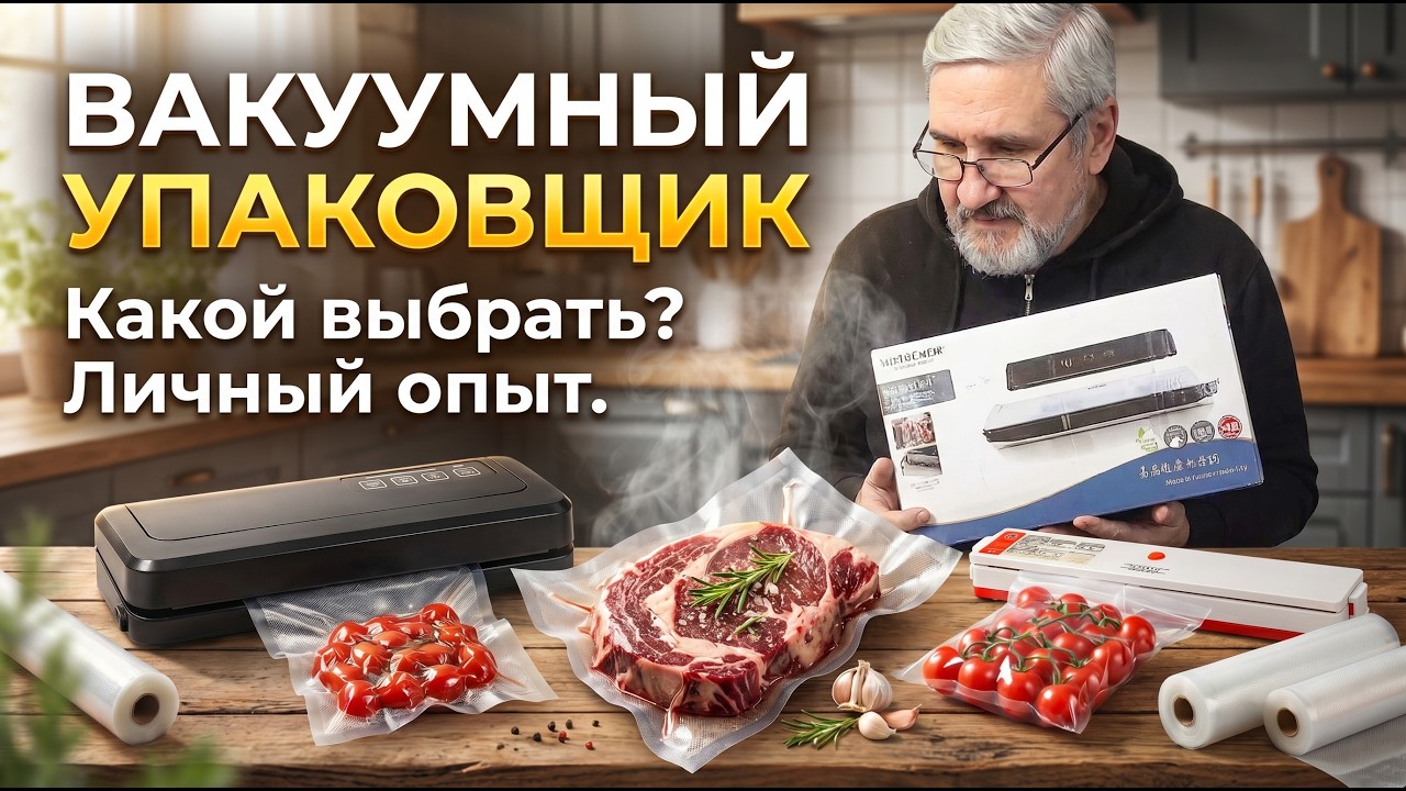 Вакeуматор упаковщик - какой выбрать? Вакуумные упаковщики - в чем подвох? Личный опыт.
