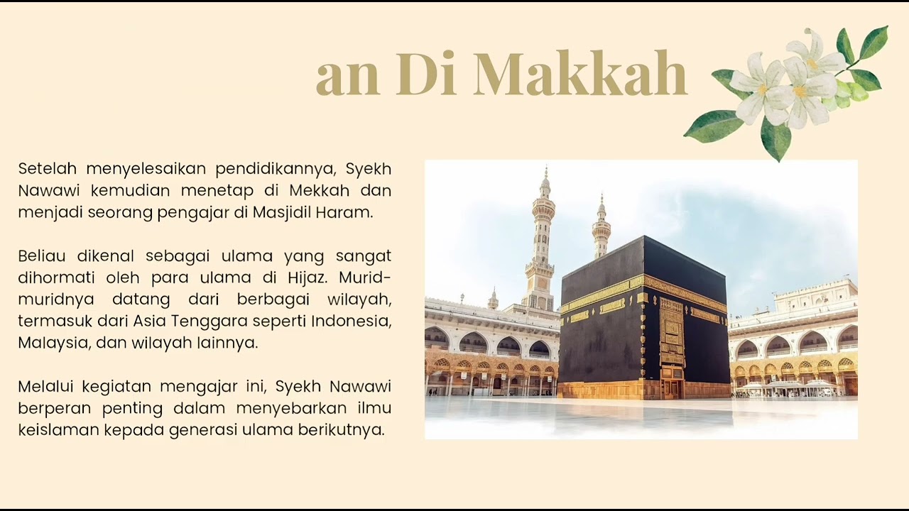PRESENTASI TENTANG TOKOH ULAMA YANG PEMIKIRANNYA DIAKUI OLEH DUNIA #JELITA M.D #XIASKEP #PABP