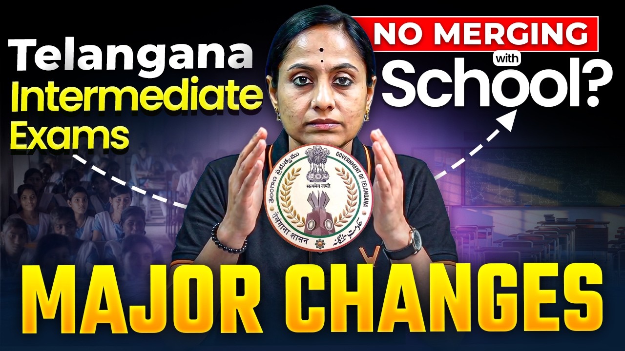 Telangana inter విద్య lo చాలా మార్పులు...syllabus change ayindaa?