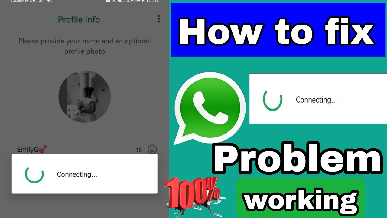 Исправление проблемы с профилем WhatsApp, зависшим при подключении | Проблема с подключением What...