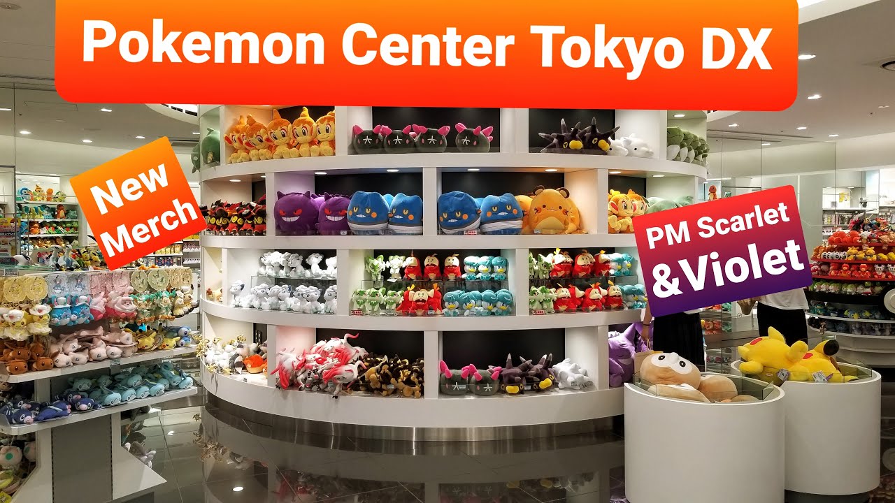 Pokemon Center Tokyo DX Deep Dive August 2022 Pokemon Scarlet and Violet NEW Merch [4K]