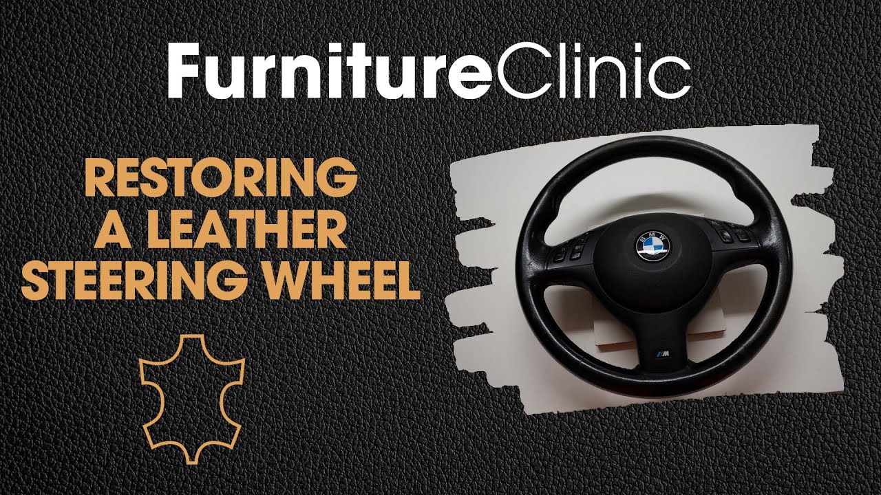 Restauración de un volante de cuero (Leather Steering Wheel Repair Kit Furniture Clinic)