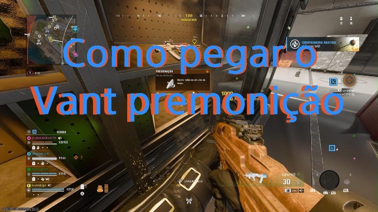 Como pegar o Vant premonição e a máscara durável  #ressurgencia #Warzone
