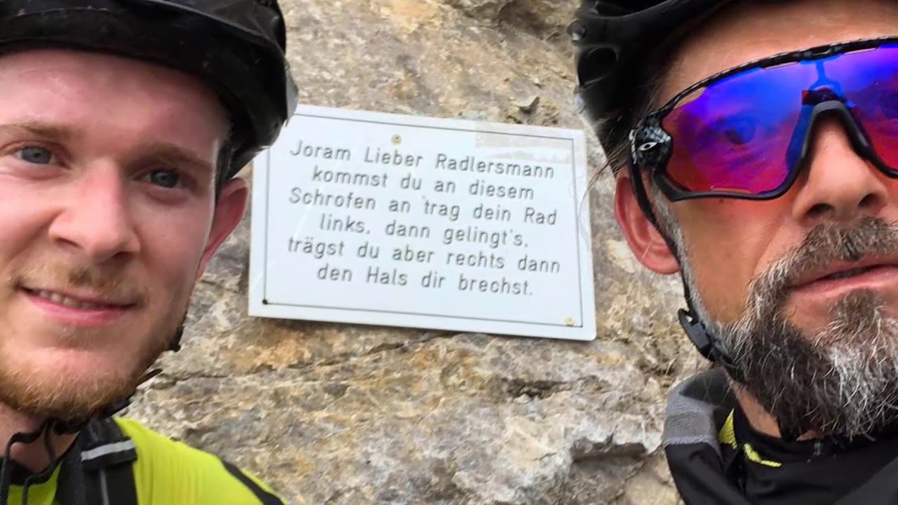 Transalp 2019 von Oberstdorf zum Gardasee auf der Joe Route.