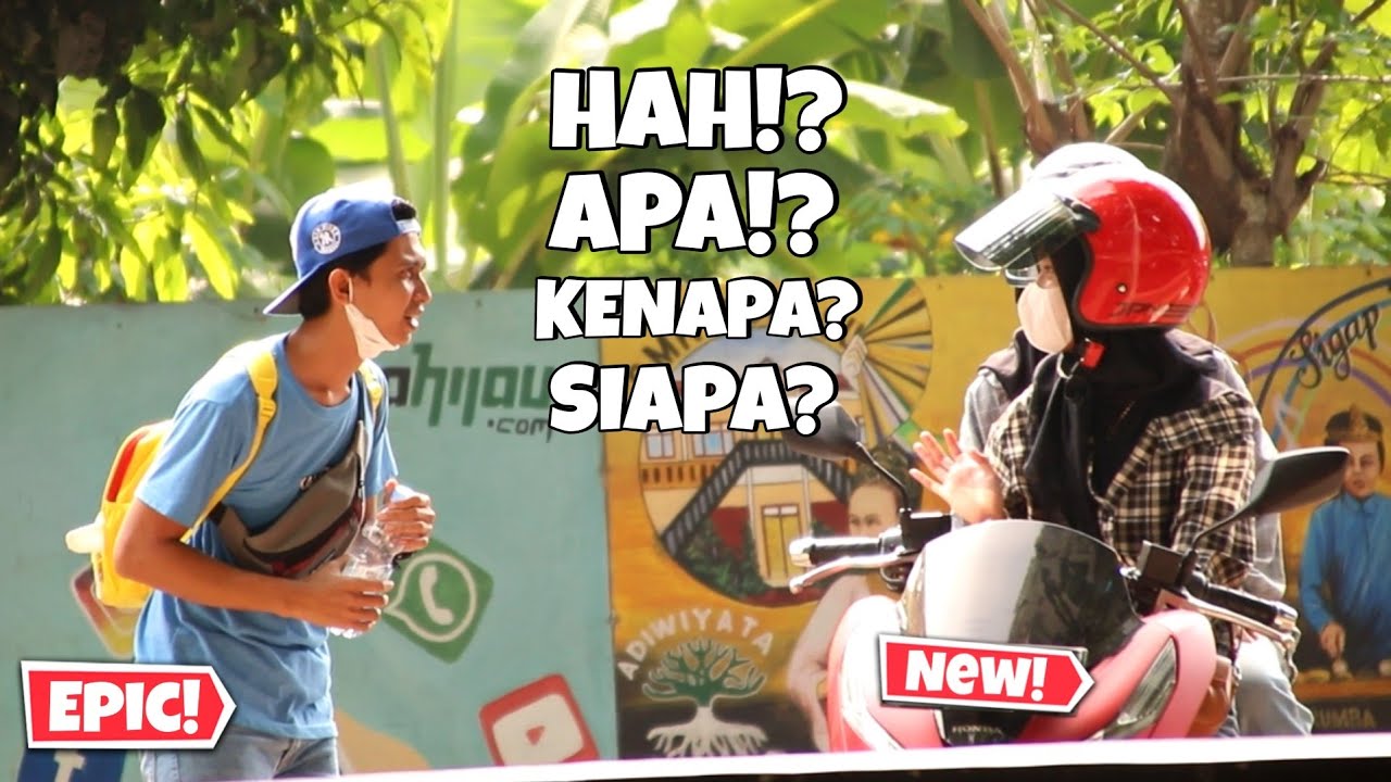 NGAKAK! NGOMONG GAK JELAS KE ORANG WKWKWK