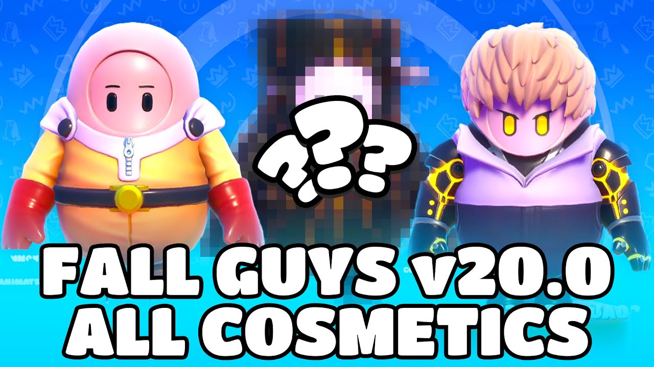 ALL *NEW* FALL GUYS UPDATE LEAKS!! (One-Punch Man, Halloween)