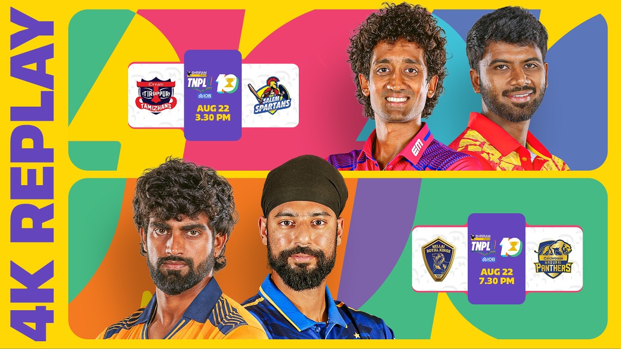 Watch Full Replay in 4K | Shriram Capital TNPL 2026 | M27 | IDTT vs SKM SS | M28 | NRK vs MP