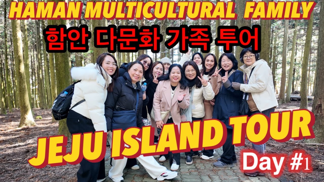 함안 다문화 가족 제주도 투어 D-1/EXPLORING CEDAR FOREST IN JEJU/FAMOUS FOOD IN UDO ISLAND/우도/ 