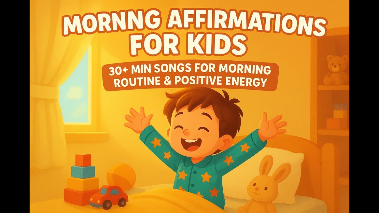 Wake Up & Shine – 30+ min Affirmations and Morning Routine Songs for Children