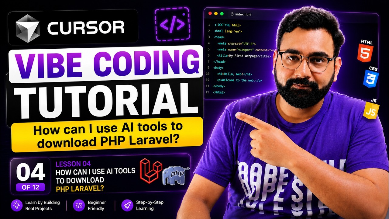 How can I use AI tools to download PHP Laravel? | Vibe Code with Cursor AI | Wit Reach SkillLab