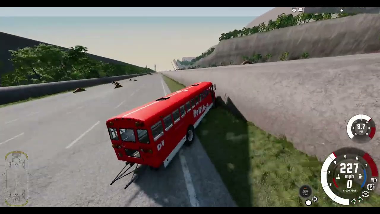 Testando o ônibus arrastador Dansworth c1500 BEAMNG.DRIVE