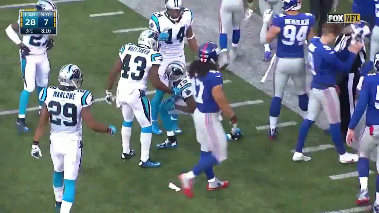 2015 Carolina Panthers vs New York Giants December 20th 2015 Highlights