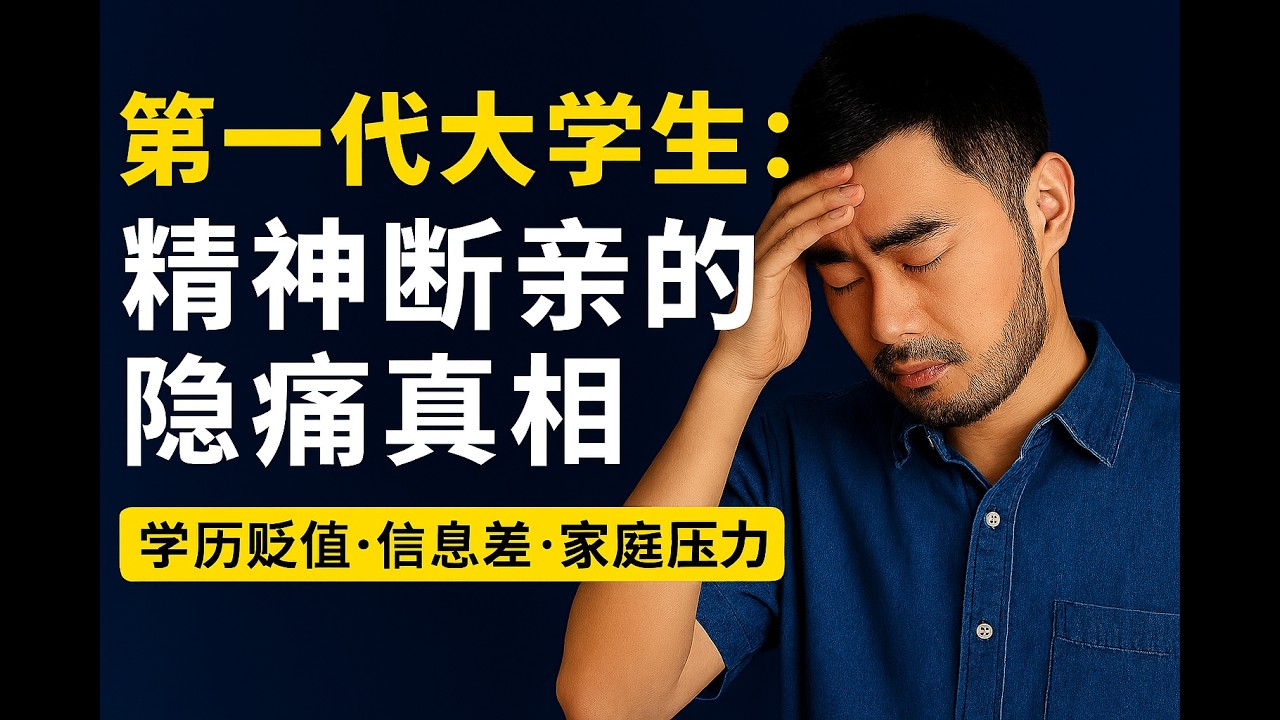 第一代大学生：精神断亲的隐痛真相