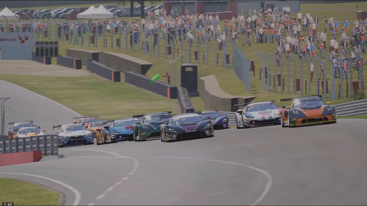 ACC PS5 4K SimGrid Seasons Quickrace Brands Hatch Porsche 992 GT3 R