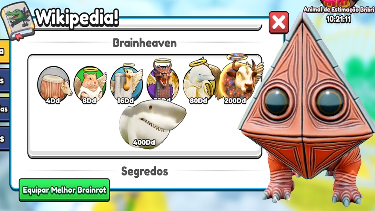 DESBLOQUEEI O NOVO MUNDO E TODOS OS NOVOS BRAINROTS NA NOVA ATUALIZAÇÃO DO BRIANROT EVOLUTION