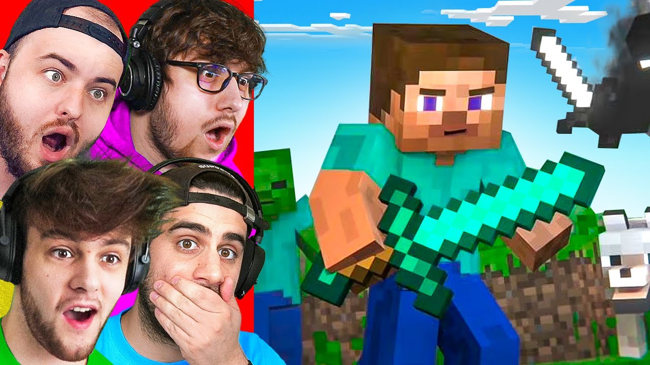 REACTING to *VIRAL* MINECRAFT ANIMATIONS