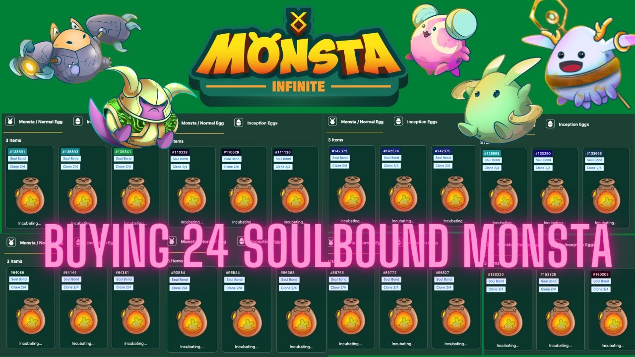 BUYING 24 SOULBOND MONSTA I 13 HOURS IN THE MAKING I MONSTA INFINITE