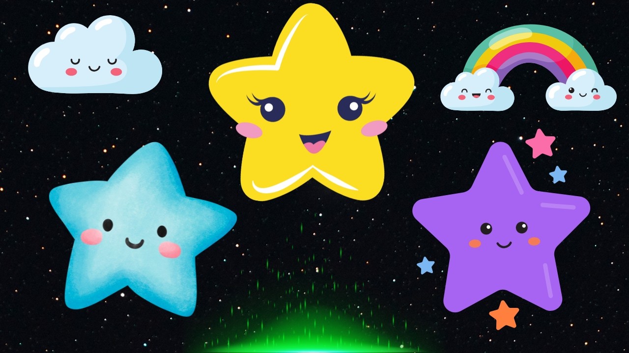 ✨Twinkle Twinkle Little Star 🌙 | Best Nursery Rhyme | Calming Lullaby 4 babies & toddlers