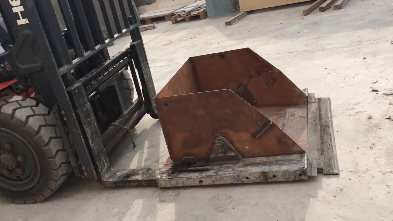 how to change forklift into bulldozer good idea