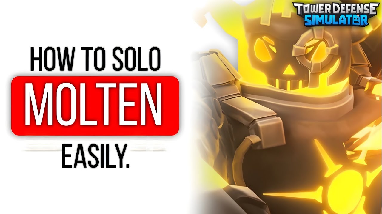 How To Solo Molten in 2025 | Roblox TDS