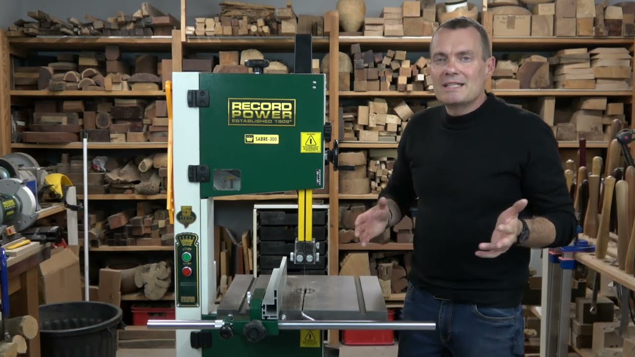 RECORD POWER SABRE 300 - Découverte de la nouvelle scie à ruban