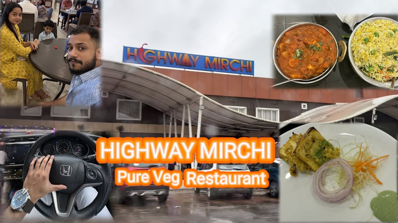 Highway Mirchi 🚗 | Pure Veg Restaurant Near Kolkata | Durgapur Expressway Lunch Vlog | LoveonLoopYT