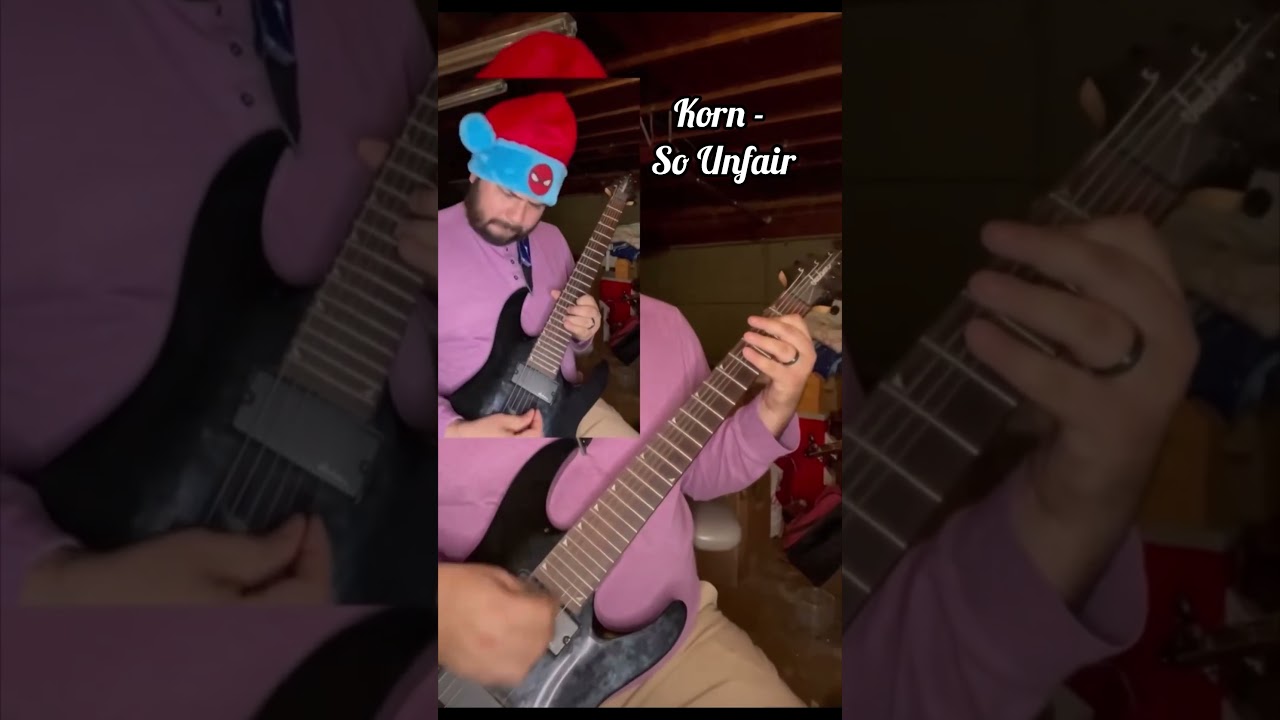 Learning Every Korn Song Part 209 - So Unfair. #korn #guitarcover #numetal