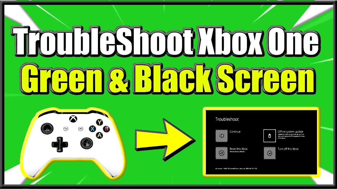 Как открыть экран устранения неполадок Xbox One при запуске, чтобы исправить ошибки зеленого и че...