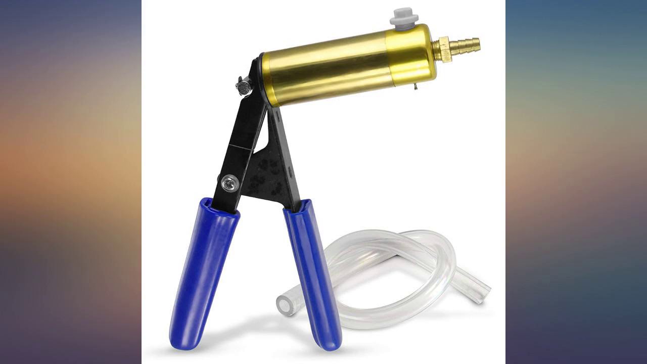 LeLuv Ultima Blue Silicone Grips Vacuum Pump Handle with Blue Silicone Hose & review