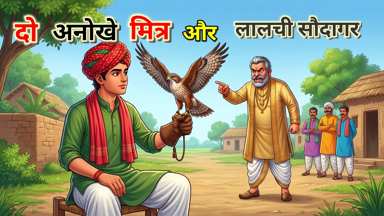🔴 दो अनोखे मित्र । Hindi Moral Story | kahani | bed time | Hindi  story | हिंदी कहानी