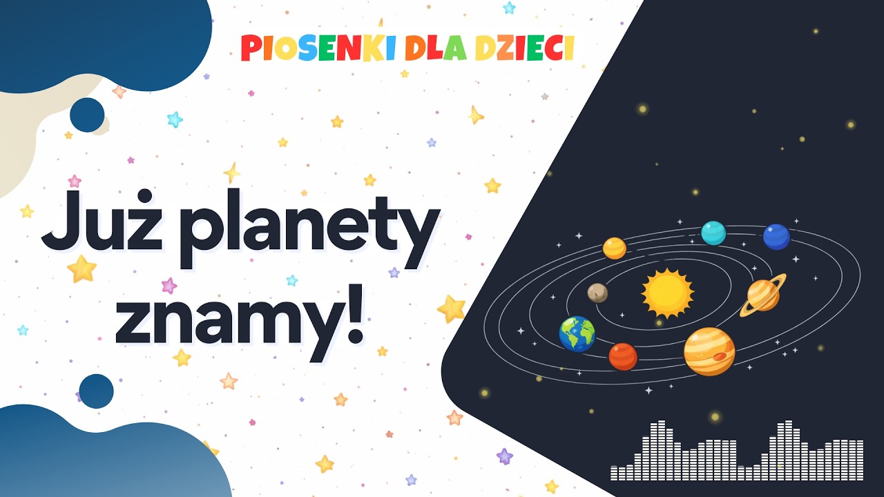 Piosenka o planetach dla dzieci – Już planety znamy! 🌍🪐 | Układ Słoneczny
