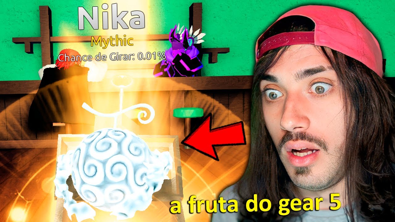 HYPE!! CHEGOU o GEAR 5 NIKA na ATUALIZAÇÃO do FRUIT BATTLEGROUNDS!!!