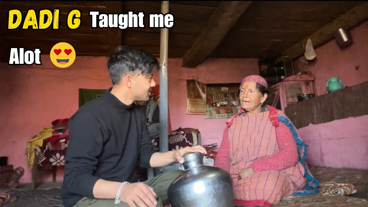 Dada Dadi K Sath Village Lifestyle Or Rehen Sehen😍 || Kullu-Manali || Sanjay Chauhan