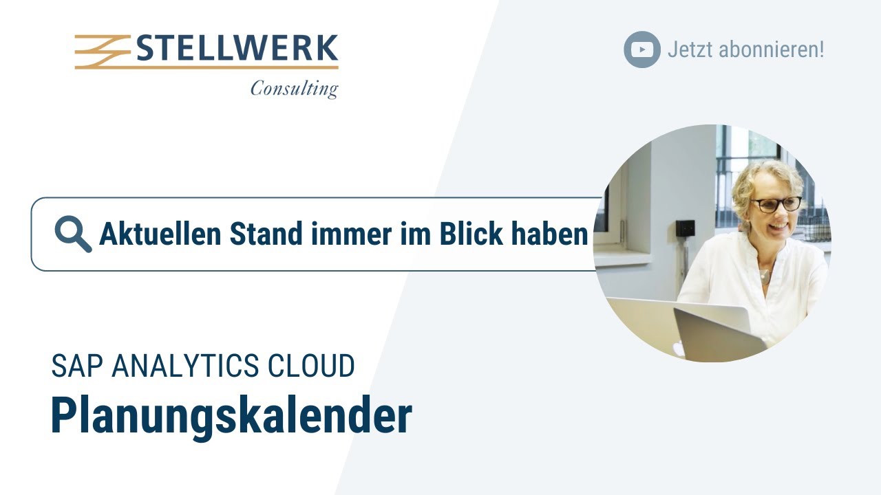 Planungskalender – SAP Analytics Cloud