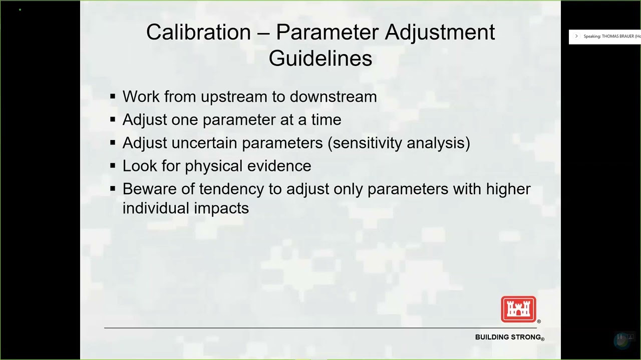 HEC HMS Model Calibration Strategies