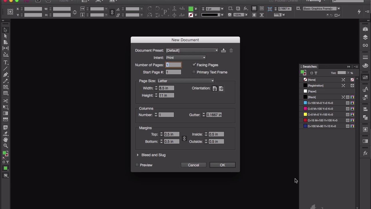 Preloading New Documents with Your Company or Client Colors - InDesign Tip of the Week