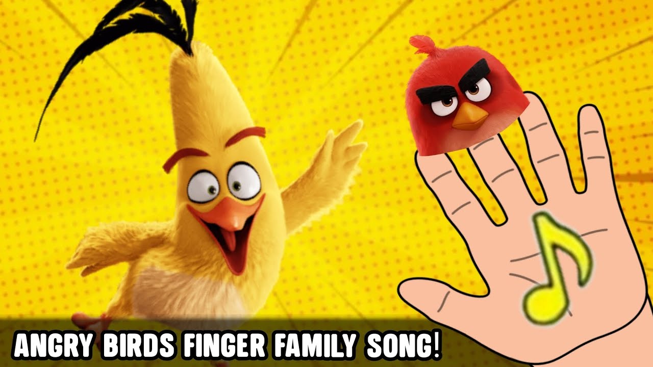 Angry Birds The Movie In Finger Family Song!