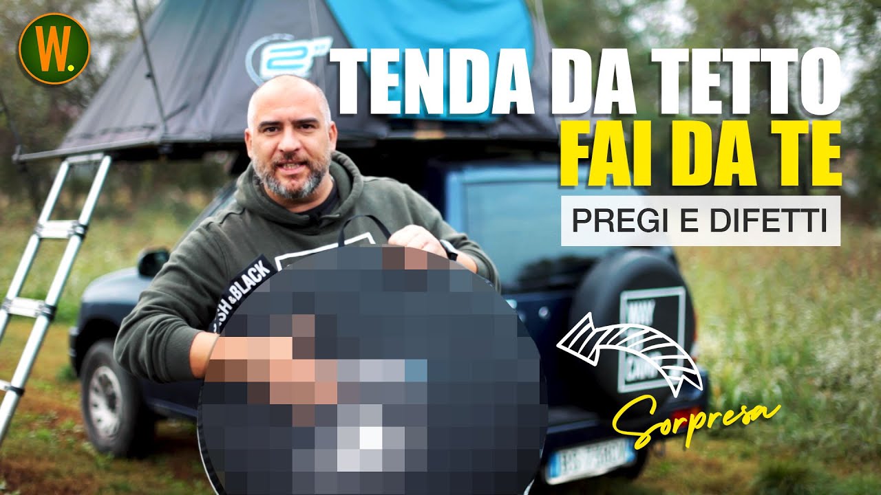 Tenda da tetto Fai da te | 60.000km dopo - PREGI e DIFETTI