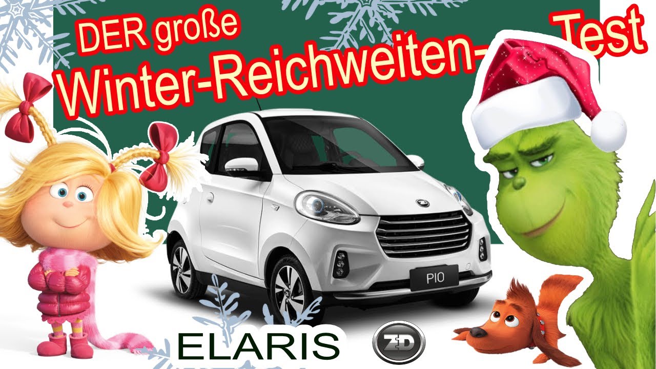 DER große ❄️Winter-Alltags-Test 🚗 Elaris Pio ⚡ 27 kWh 🔋 Reichweite 🪫 Zhidou D2S