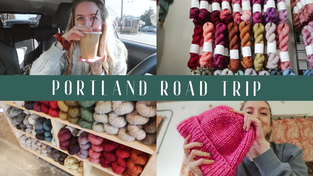 VISITING LOCAL YARN SHOPS IN THE PNW (yarn vlog no. 1)