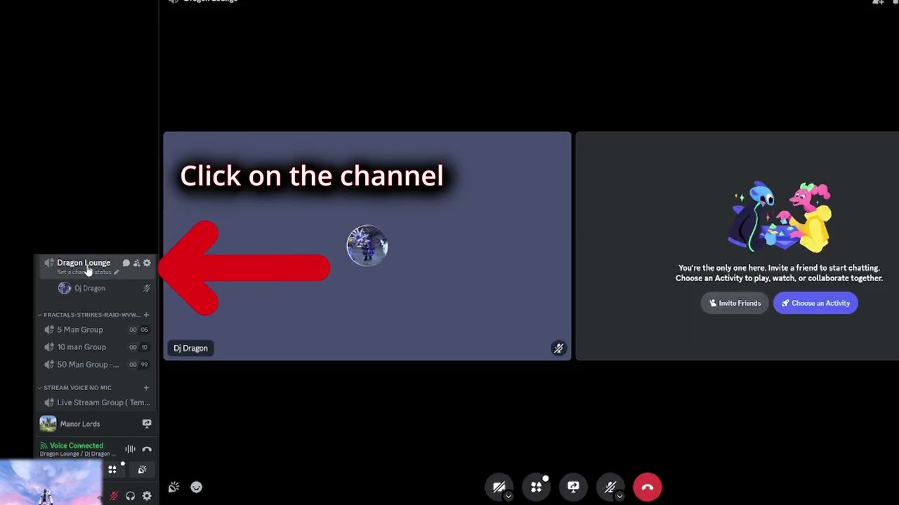 DISCORD│How to LEAVE a Voice Channel│Newbie Guide ( 10 sec Fastest Guide 2025 )