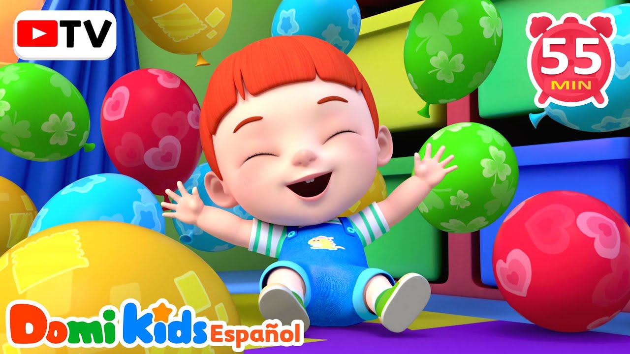 🎈🎨 Aprendamos los Colores con Globos | Canciones Infantiles | Domi Kids